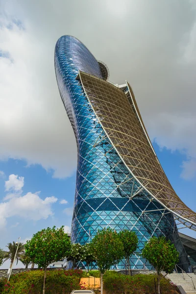 The Capital Gate Tower — Stock Photo, Image