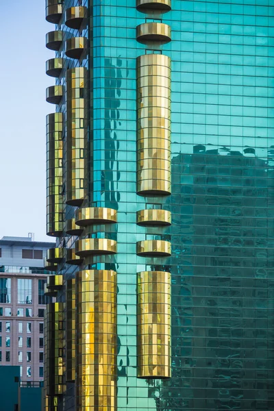 现代化的摩天大楼，谢赫 · 扎耶德路 — 图库照片