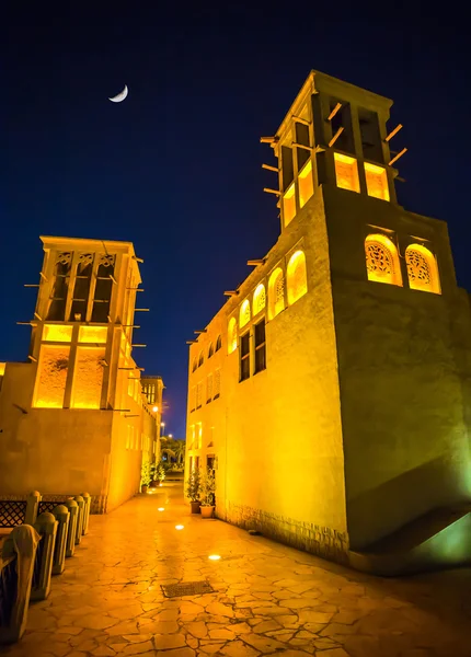 Arab Street dans le vieux quartier de Dubaï — Photo