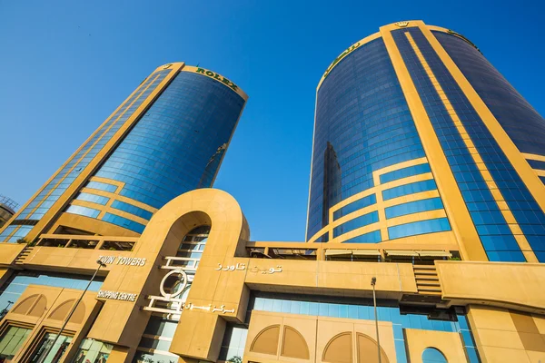 Deira twin towers w Dubaju — Zdjęcie stockowe