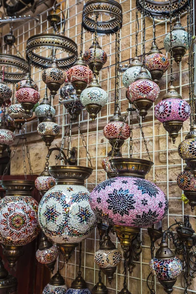 Arab street lanterns in the city of Dubai — Stock Photo, Image