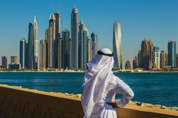Dubai marina. Verenigde Arabische Emiraten — Stockfoto
