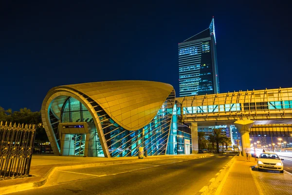 Metropolitana di Dubai — Foto Stock