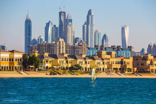 Dubai marina. Spojené arabské emiráty — Stock fotografie