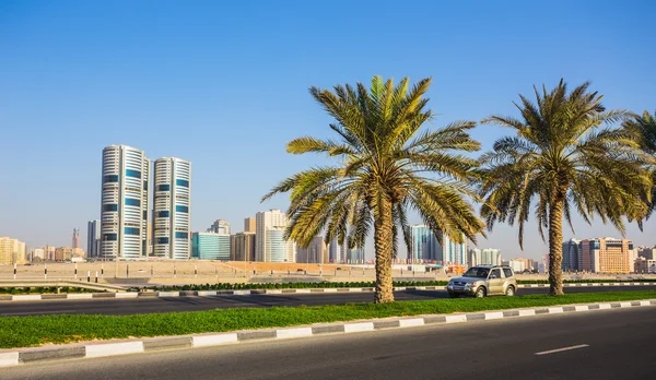 Gebouwen in sharjah — Stockfoto