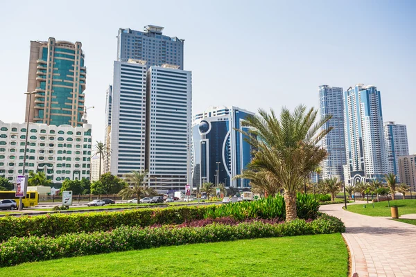 Sharjah - stad in Verenigde Arabische Emiraten — Stockfoto