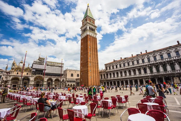 San Marco Piazza Venetsiassa — kuvapankkivalokuva
