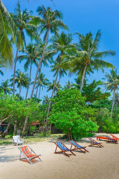 Vackra Tropiska Stranden Koh Chang Thailand — Stockfoto