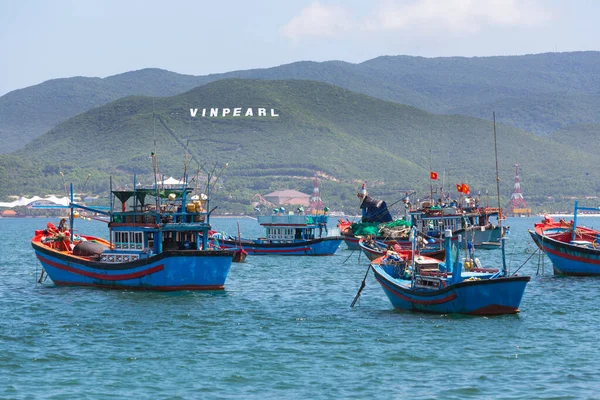 Nha Trang Vietnam Nov 2014 Fishing Boats Marina Nha Trang — Stock Photo, Image