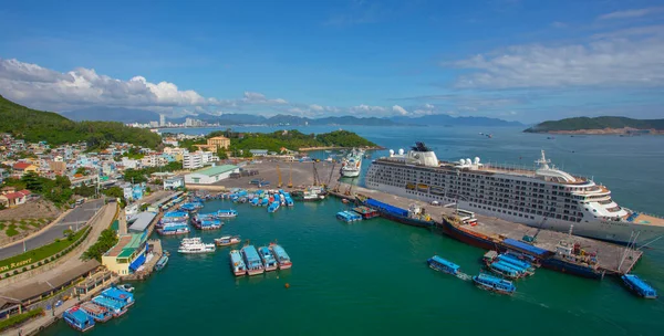 Vinpearl Resort Nha Trang Vietnam Nov 2014 Visto Desde Teleférico Imagen de stock