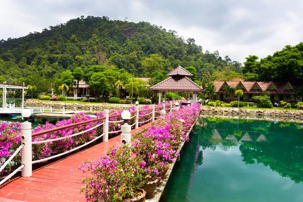 Koh Chang Thailand March 2015 Klong Prao Resort Cottages Bay — Stock Photo, Image