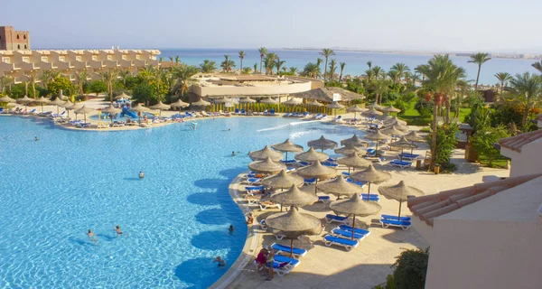 День Конституції Єгипту Вересня 2012 Готель Dessole Pyramisa Beach Resort — стокове фото