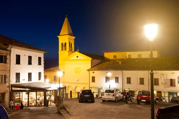 Evening Street Old Town San Marino Italy — Stock Photo, Image