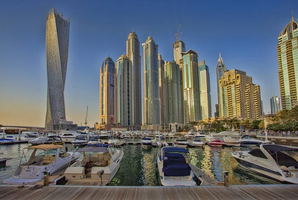 Dubai Zjednoczone Emiraty Arabskie Listopad Dubai Marina Zea Listopada 2013 Obrazek Stockowy