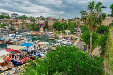 Türkiye. 17 Mayıs 2017 Antalya eski şehir antik liman