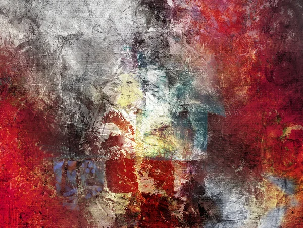 soyut karışık teknik