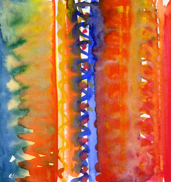 Patrón de acuarela colorido abstracto — Foto de Stock