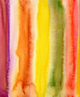 Soyut Suluboya Deseni