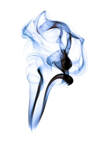 Fumaça, fundo branco — Fotografia de Stock