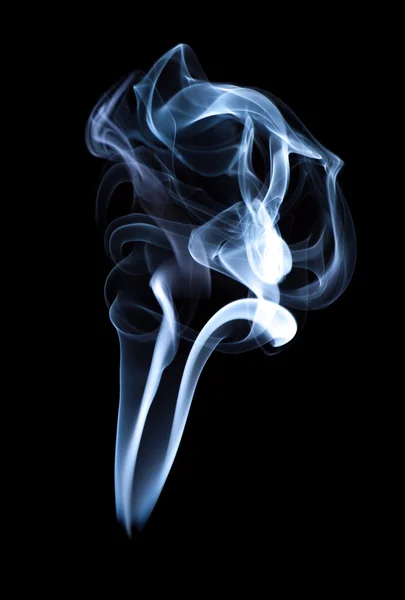 Smoke, black background — Stock Photo, Image