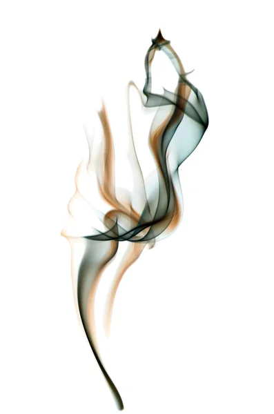 Smoke, white background — Stock Photo, Image