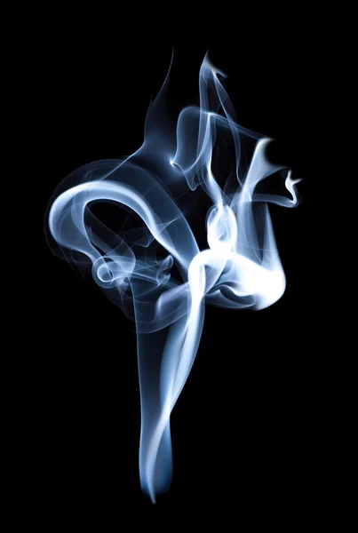 Smoke, black background Royalty Free Stock Photos