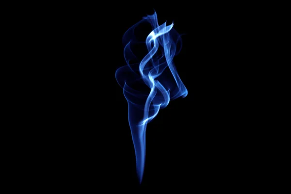 Smoke, black background — Stock Photo, Image