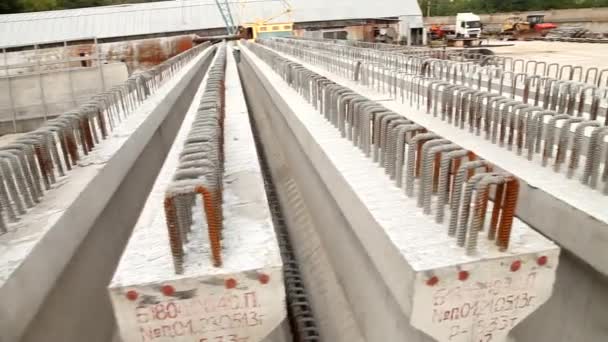 Construcción de Puente — Vídeo de stock