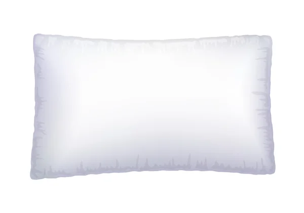 Белая подушка . — стоковый вектор