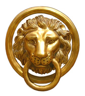 Kapı kolu - aslan başı.