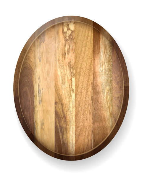 Реалистичная деревянная доска.