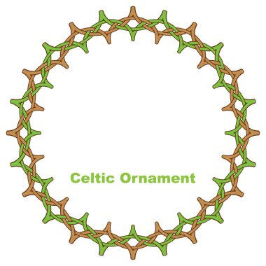 Celtic yuvarlak çerçeve.
