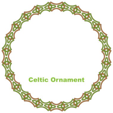 Celtic yuvarlak çerçeve.