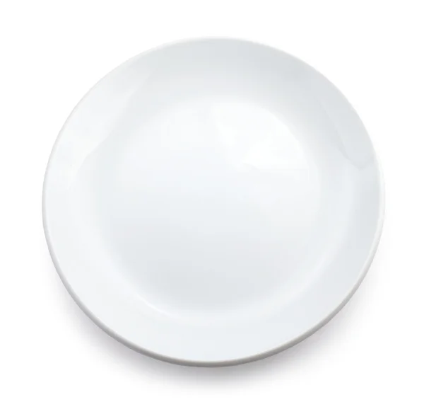 Bílé nádobí, samostatný. — Stock fotografie