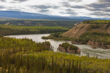 yukon Nehri yukon t Kanada rapids beş parmak