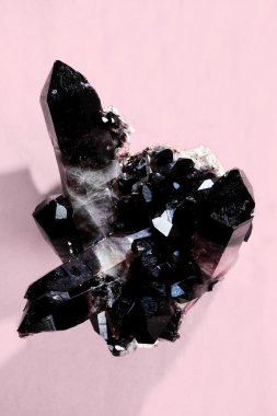 Smoky quarz or Cairngorm quartz from Arizona USA clipart