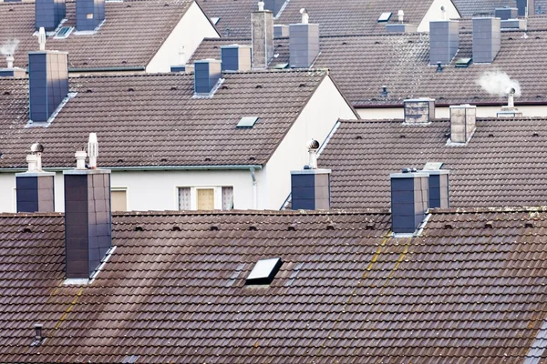 Stedelijke high-density condo bouwstenen huisvesting — Stockfoto