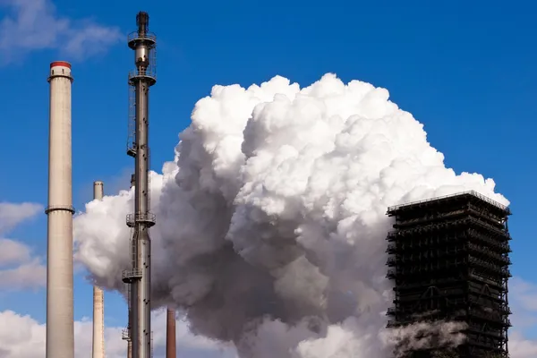 Cokeria produttrice di carbone da coke per la produzione di acciaio — Foto Stock