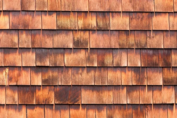 Westen red cedar shingles natural texture pattern — Stock Photo, Image