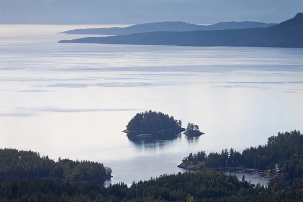 Sunshine Coast fiords and Pacific ocean BC Canada — Stock Photo, Image