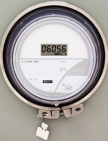 Smart grid residential digital power supply meter — Stock Photo, Image