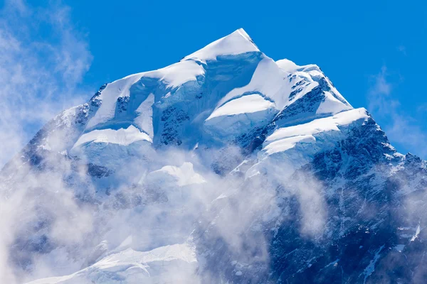 Toppmötet toppen av aoraki mt cook högsta toppen i nz — Stockfoto