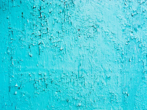 Blue paint background grungy cracked and chipping — Stock Photo, Image