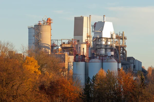 Schoon kalk fabriek plant woud wulfrath Duitsland — Stockfoto