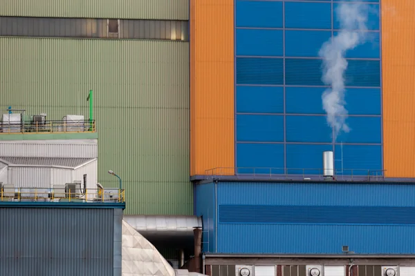 Detalle de planta de residuos a energía Oberhausen Alemania — Foto de Stock