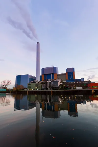 Moderna fábrica de resíduos energéticos Oberhausen Alemanha — Fotografia de Stock