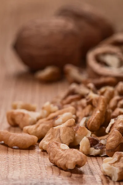 Walnuts background — Stock Photo, Image