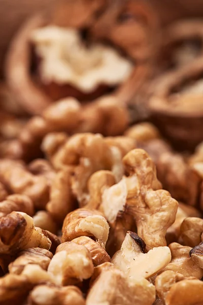 Walnuts background — Stock Photo, Image