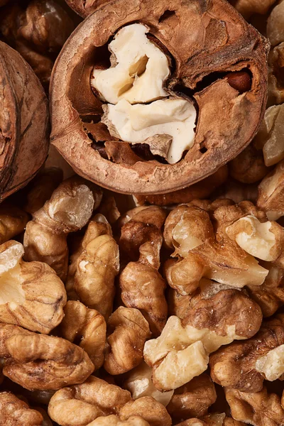 Walnuts background — Stock Photo, Image