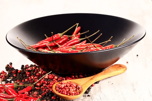 Chili peppers background — Stock Photo, Image